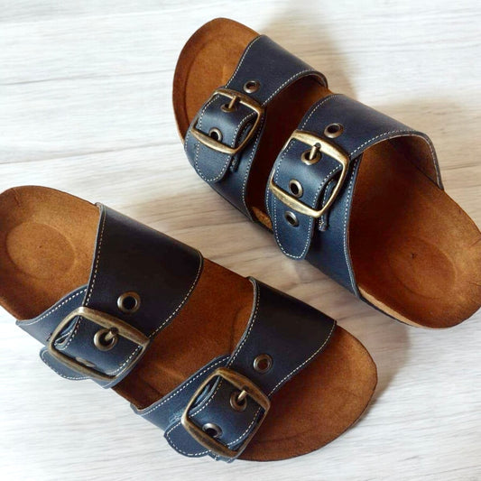 SANDALIA BUCKLED ATENAS PIEL - UNISEX