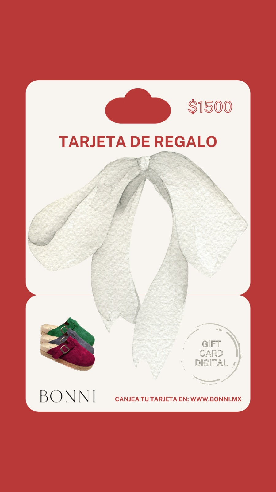 🎁 Tarjeta de regalo BONNI