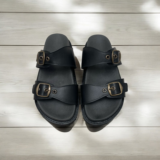 SANDALIA BUCKLED BOLD - MUJER