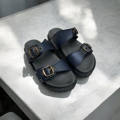 SANDALIA BUCKLED BOLD - MUJER