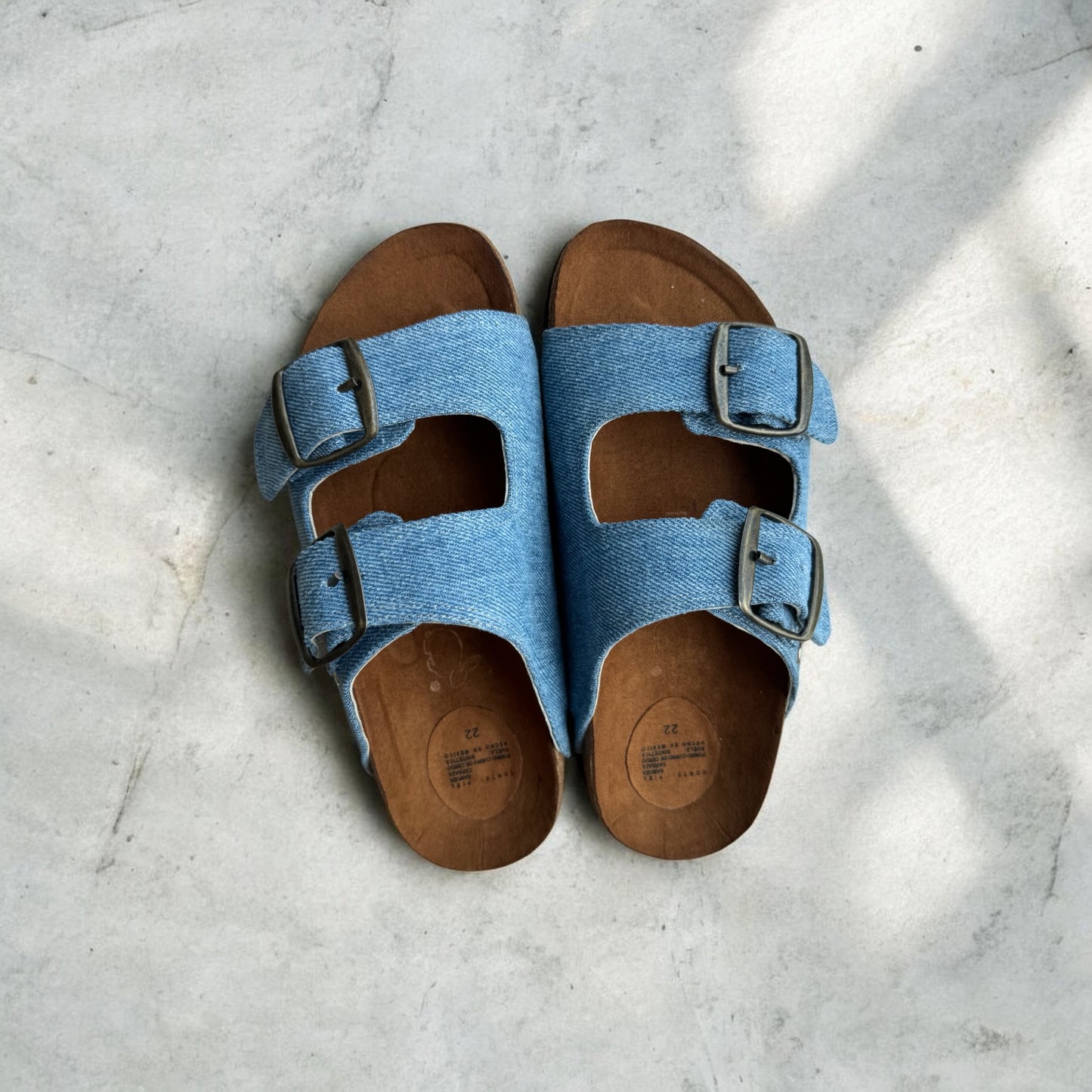 SANDALIA URBAN CONFORT DENIM - UNISEX